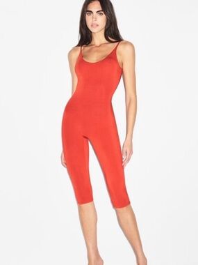 Skims Red Fitted Jumpsuit
